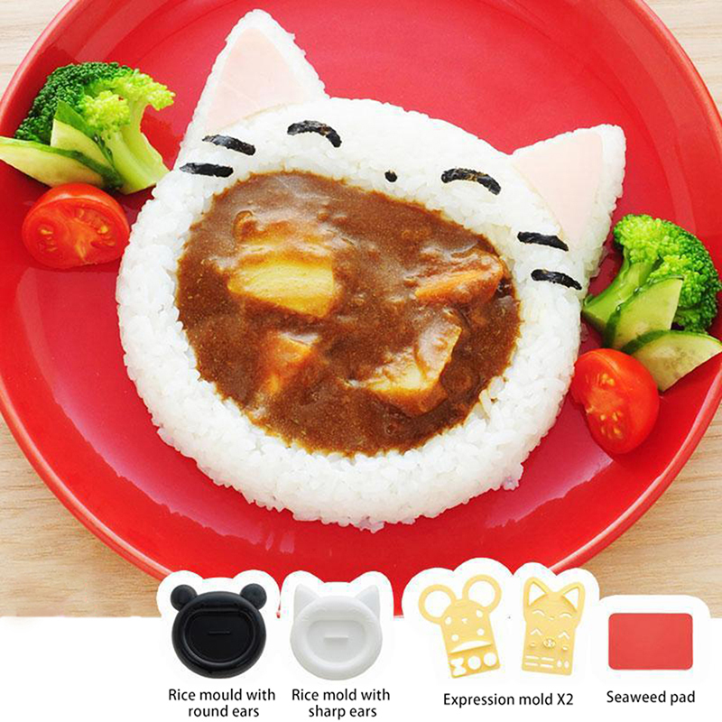 Kitchen Appliances Packages - 1Pcs Cute Cartoon Cat Bear Sushi