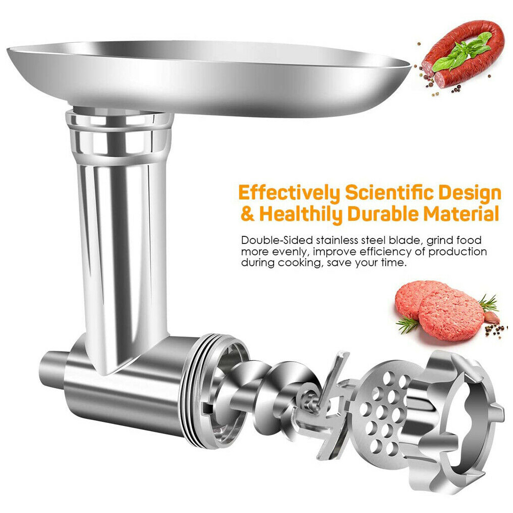Meat Grinder Attachment - Food Grinder Attachment Slicer and Shredder