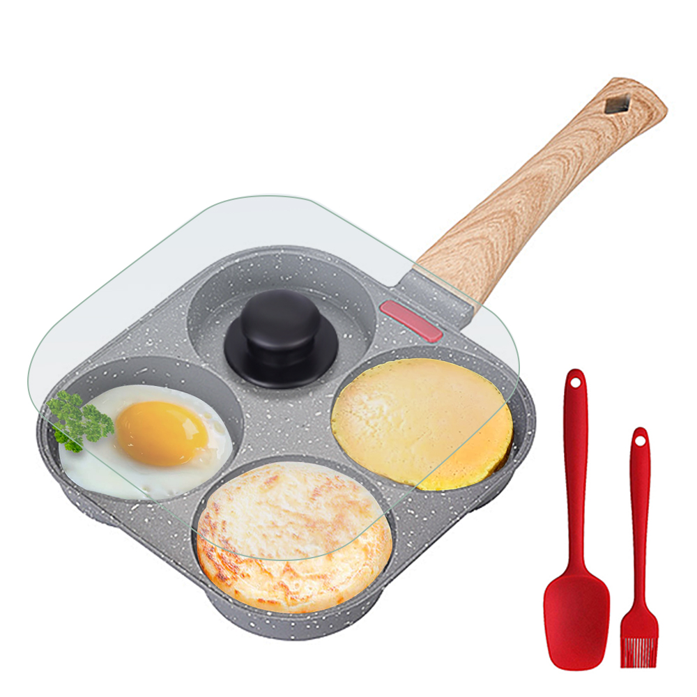 Electric Griddle Pancake - Non Stick 4-Cup Egg Frying Pan