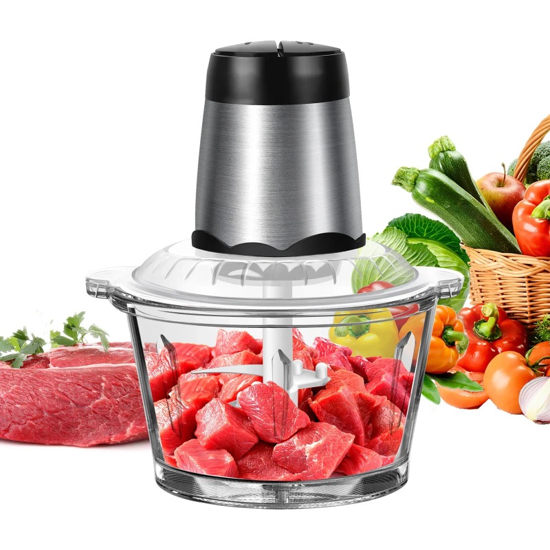 Meat Grinder Attachment - 2L Electric Meat Grinder Food Chopper