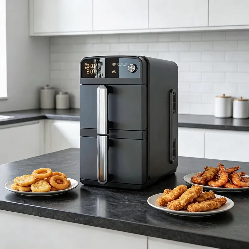 Hot Sale 10L Stainless Steel D - Air Fryer 5L Digital recension och pris