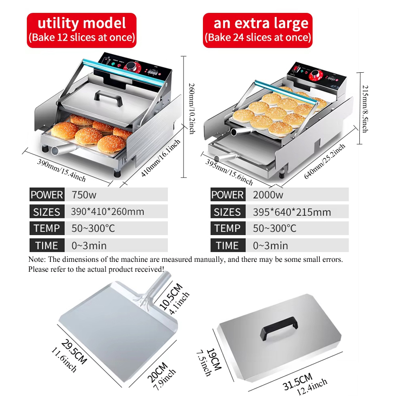 PBOBP Commercial Electric Burg - Bread Maker Machine recension och pris