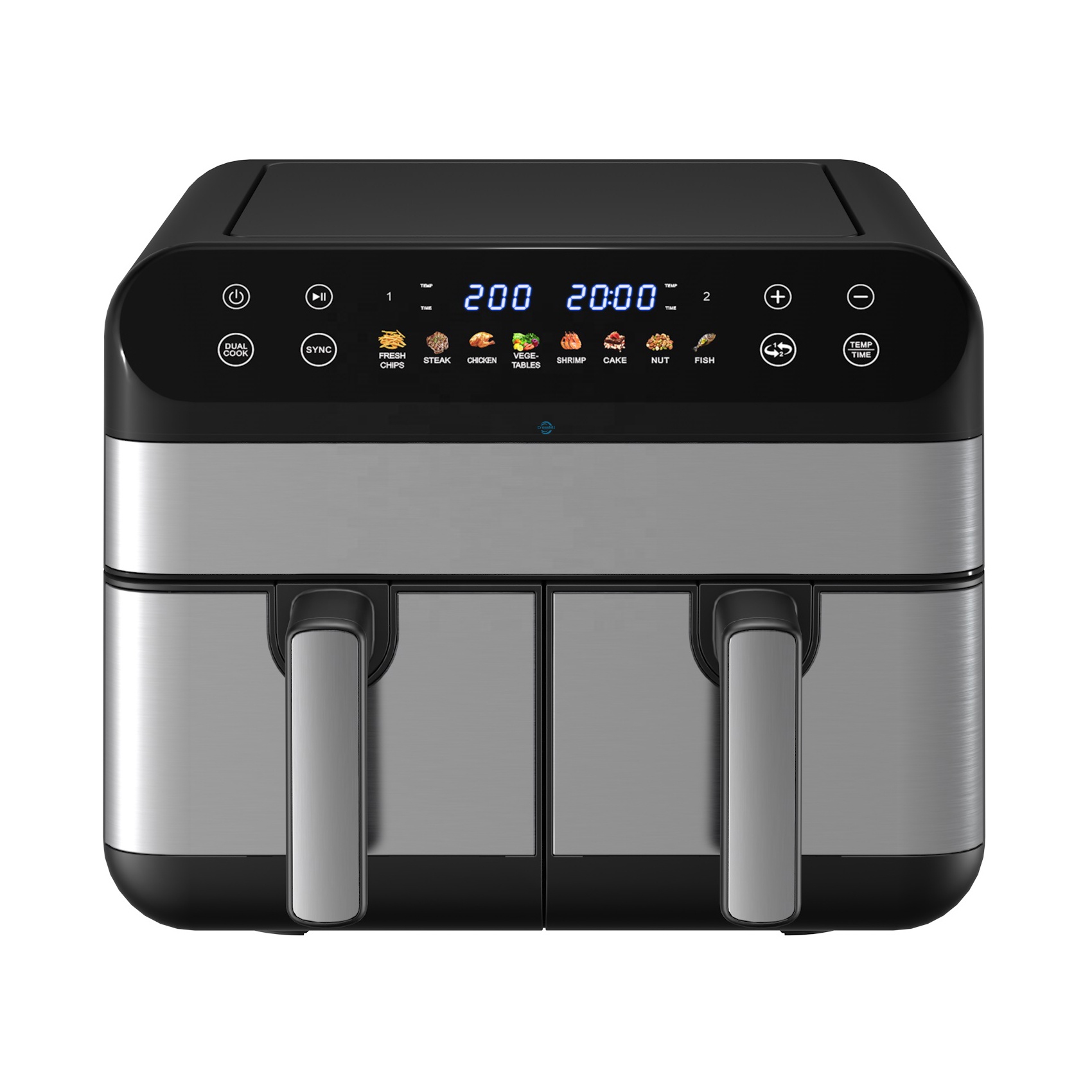 Double 5L Cooking Baskets Deep - Air Fryer 5L Digital recension och pris