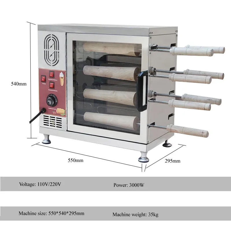 Commercial Chimney Cake Kurtos - Bread Maker Machine recension och pris
