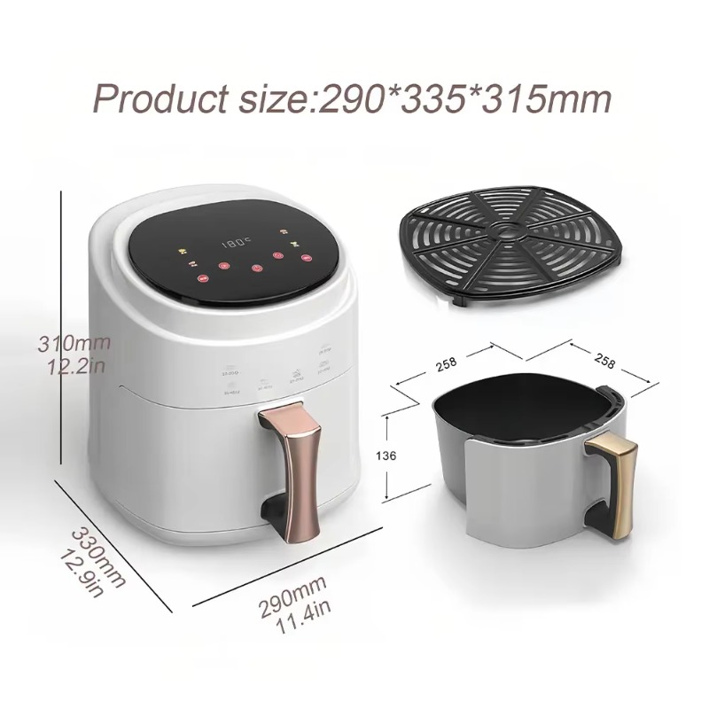 2800W 5L 6L 8L Digital Control - Air Fryer 5L Digital recension och pris