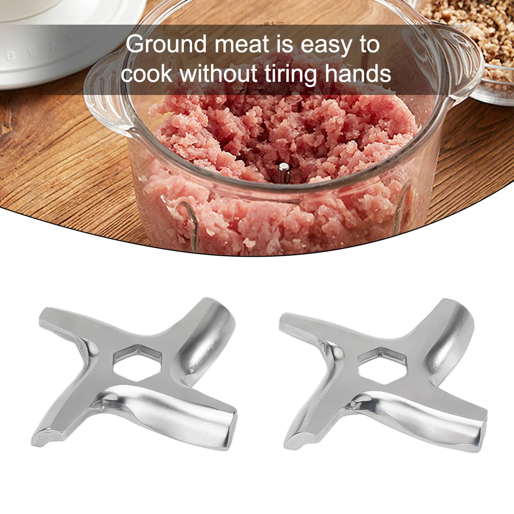 2Pcs Mincer Blades Meat Grinde - Meat Grinder Attachment recension och pris