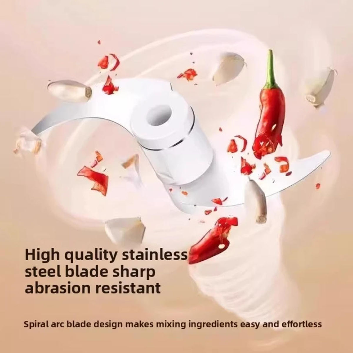 1PC Electric Garlic Chopper Mi - Kitchen Appliances For Restaurant recension och pris