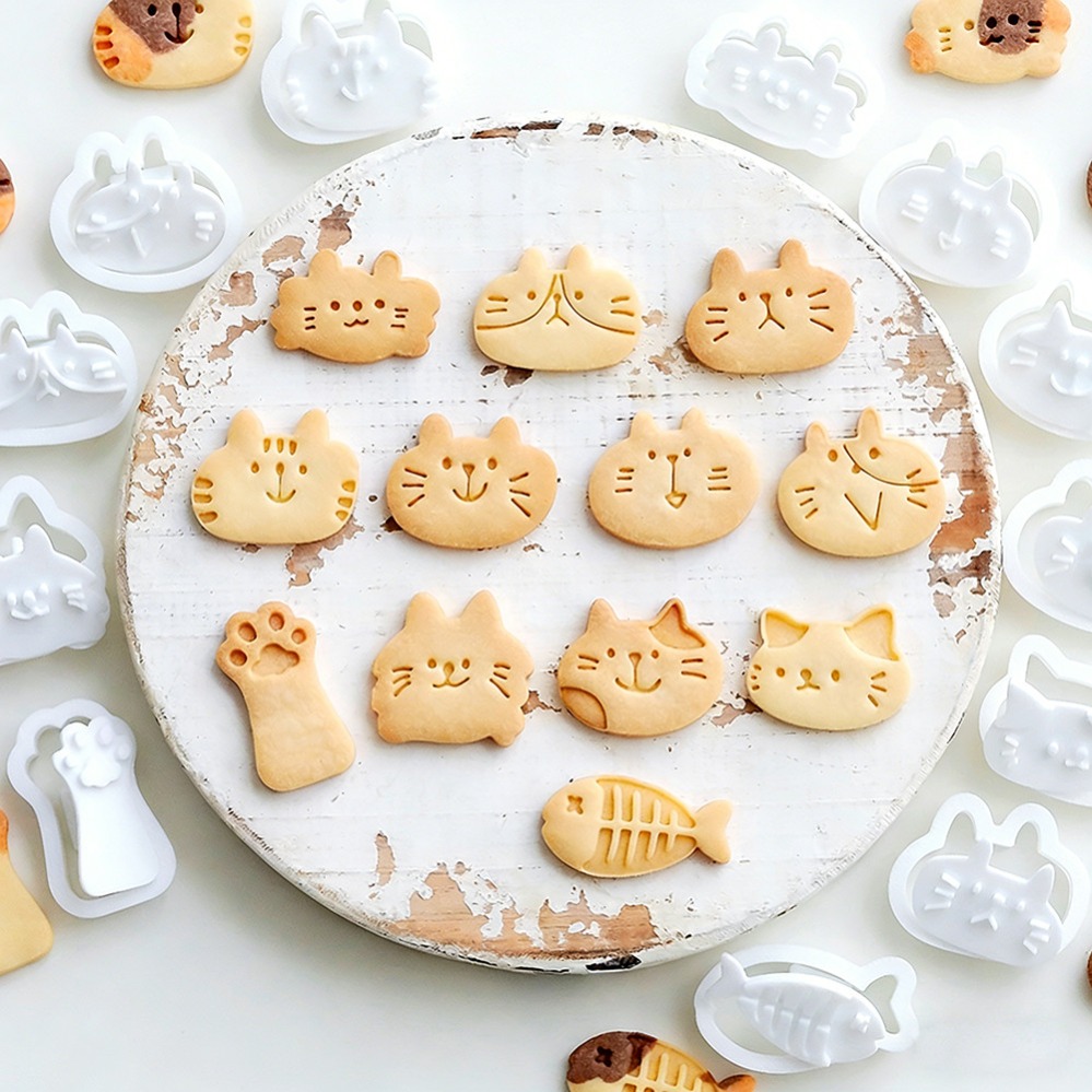 Cute Kitten DIY Stamp Cookie C - Kitchen Appliances Packages recension och pris