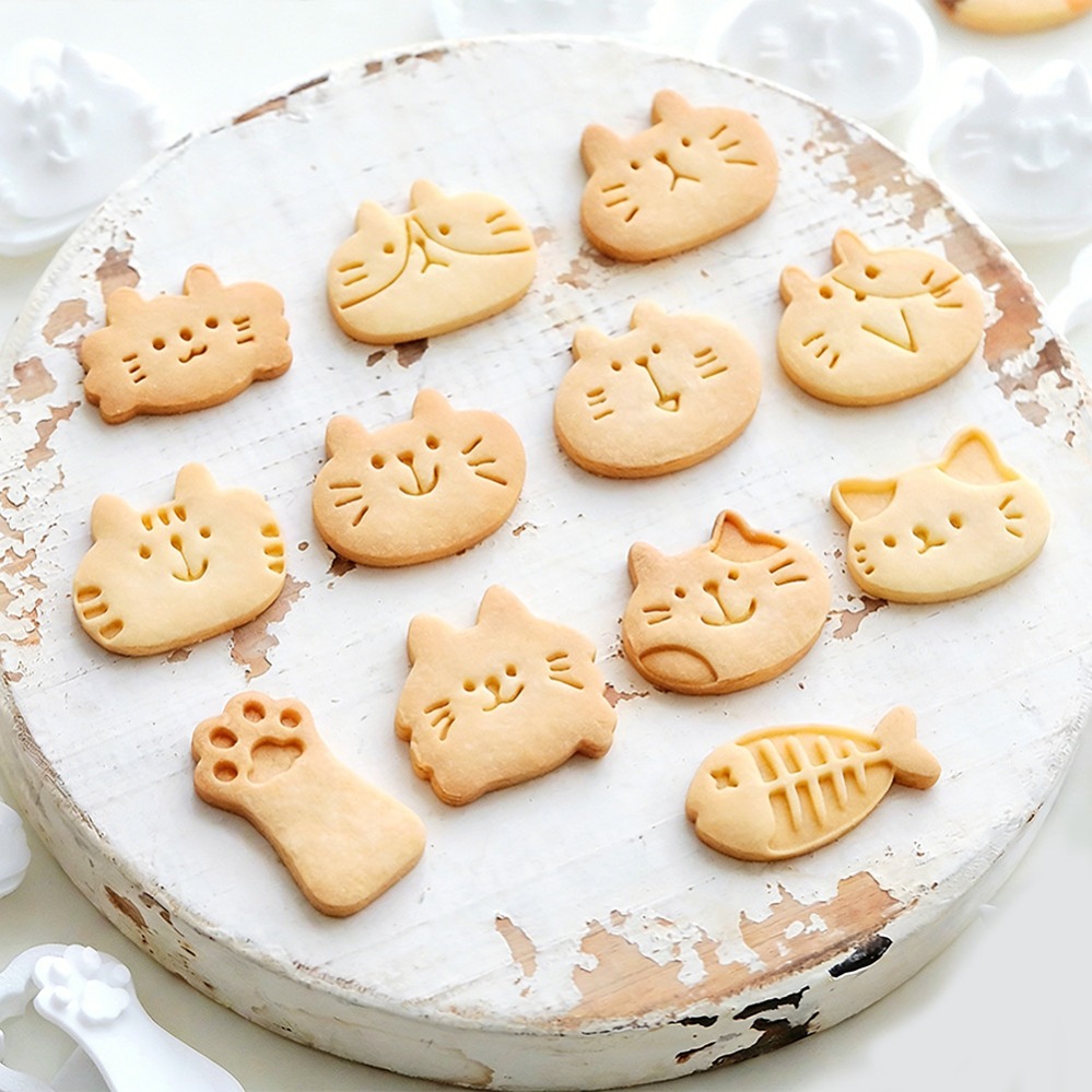 Cute Kitten DIY Stamp Cookie C - Kitchen Appliances Packages recension och pris