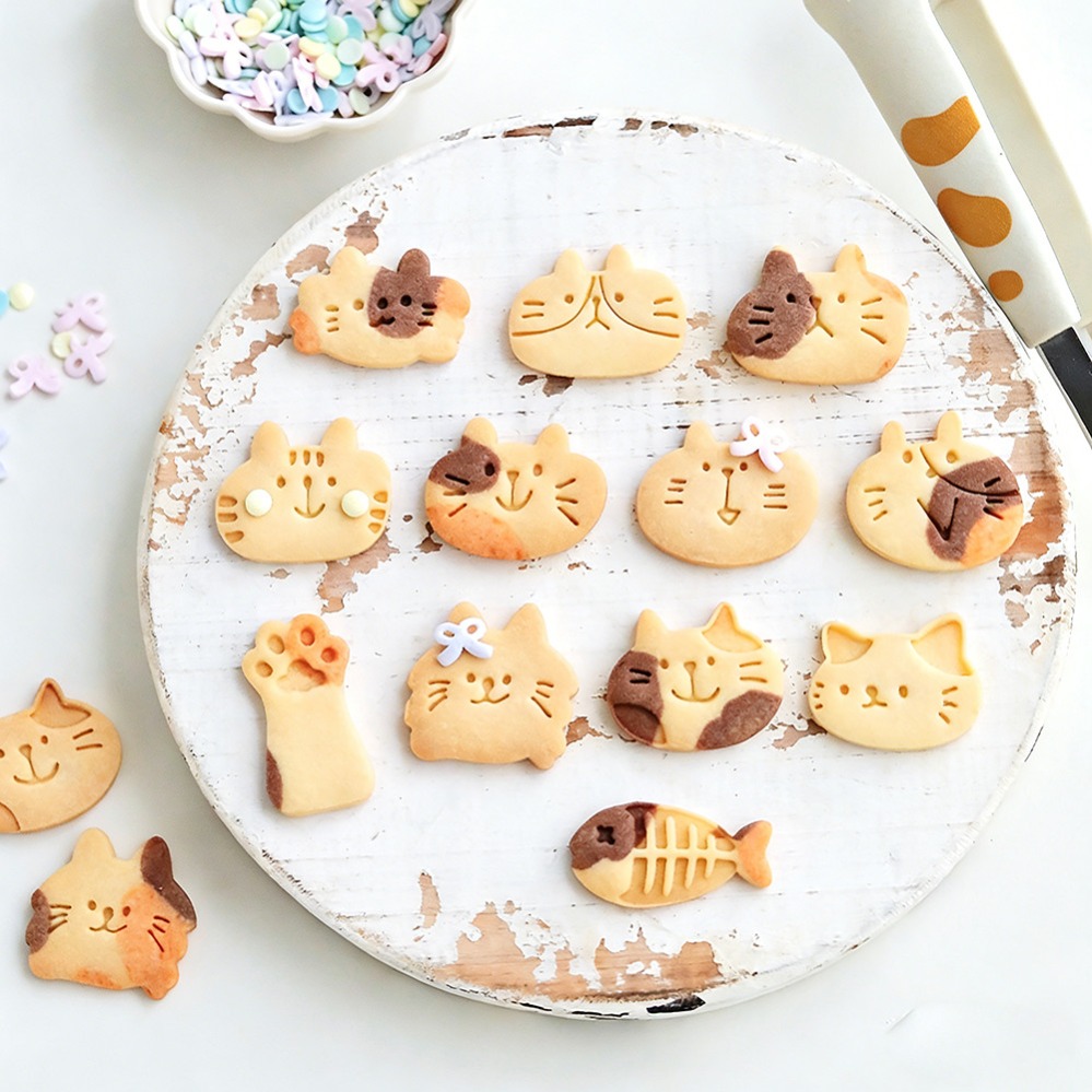 Cute Kitten DIY Stamp Cookie C - Kitchen Appliances Packages recension och pris