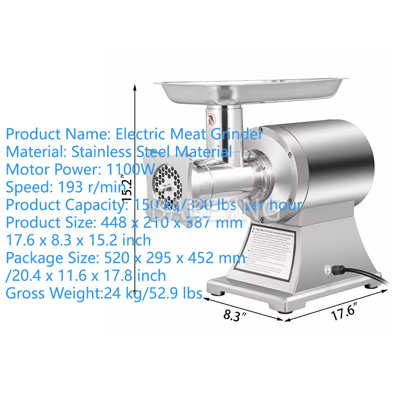 BABEJING 2025 New Electric Mea - Meat Grinder Attachment recension och pris